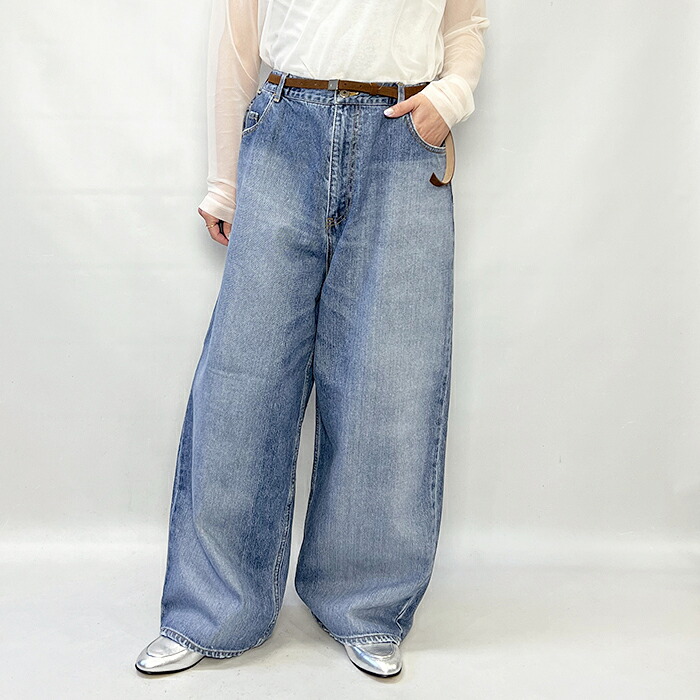 IHATOV イーハトーブ Elastic waist super loose denim IH10-8P-82208 2026春夏新作｜milieu