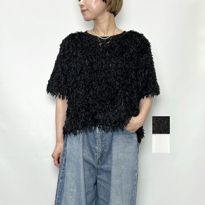 IRONING アイロニング feather tulle S/S tee 01IR056 2026秋冬新作｜milieu