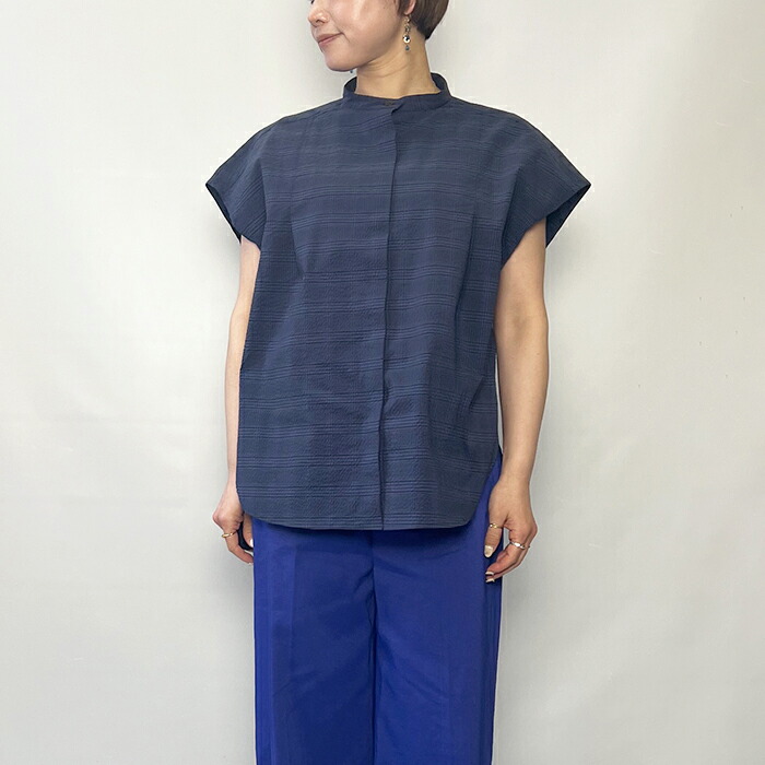 [SALE] FLORENT フローレント クールマックスサッカーブラウス 2602F01004 [定価28600円]｜milieu