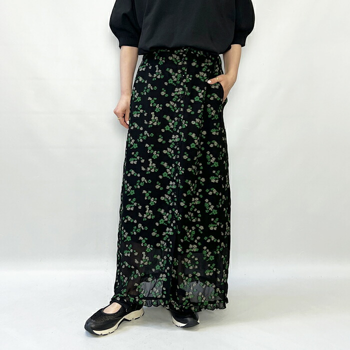 SHINZONE シンゾーン FLORAL JACQUARD SKIRT 26MMSSK01 2026春夏新作|milieu