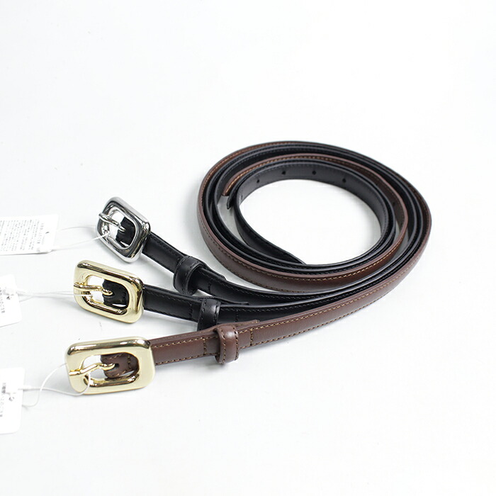 LEFIJE レフィエ Tresor スクエアバックルベルト M5241A｜milieu 11,715円