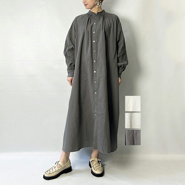 [SALE] GREYCHORD グレーコード TABATHA シャツドレス 242GCS0506 [定価38500円]｜milieu