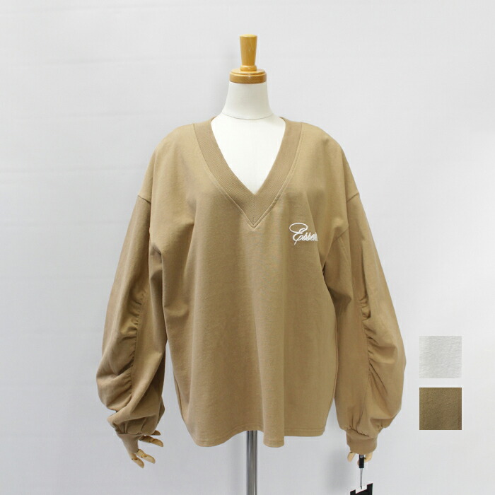 DOUBLE STANDARD CLOTHING ダブルスタンダードクロージング ESSENTIAL / コットン天竺 ギャザートップス 2508050261 2026春夏新作 15,466円
