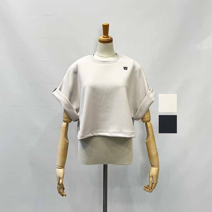 DOUBLE STANDARD CLOTHING ダブルスタンダードクロージング ESSENTIAL / ダンボールロールアップスリーブトップス 2508000262 2026春夏新作