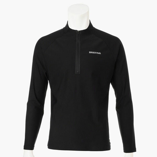 BRIEFING(ブリーフィング) MEN’S PUNCHING LOGO LS HALFZIP SHIRT 2026春夏新作