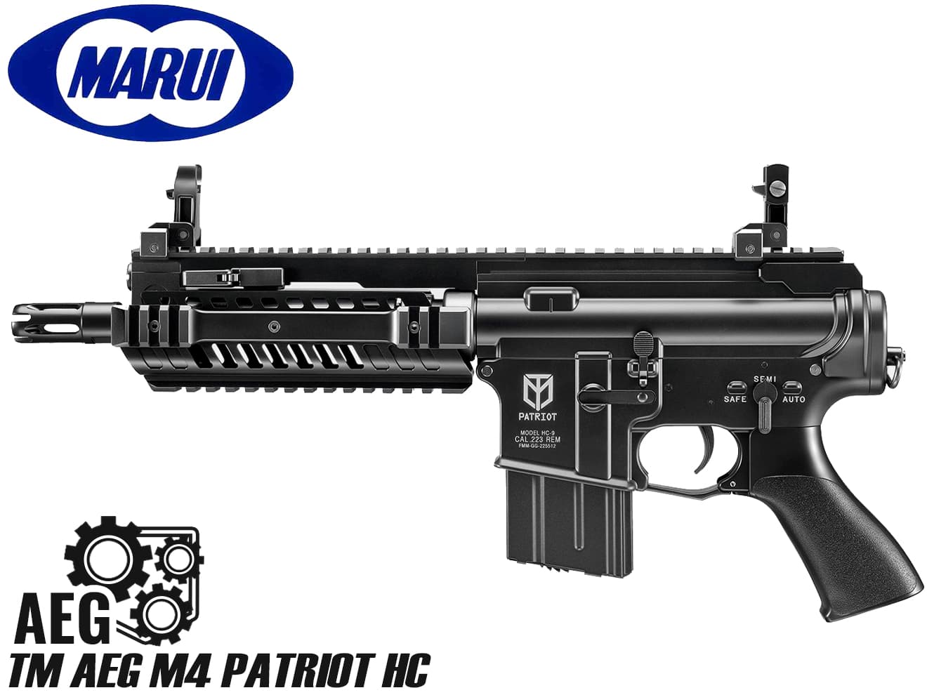 楽天市場】ハイサイクル電動ガン M4 パトリオット HCカスタム【東京