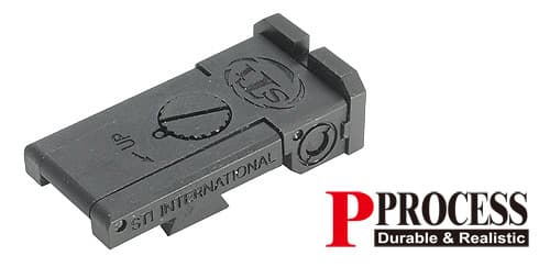 CAPA-34(S)■【質感・耐久性アップ】GUARDER STI Custom Shop スチールリアサイト Hi-CAPA5.1用 BO-MARタイプ◆マルイGBB ハイキャパ5.1