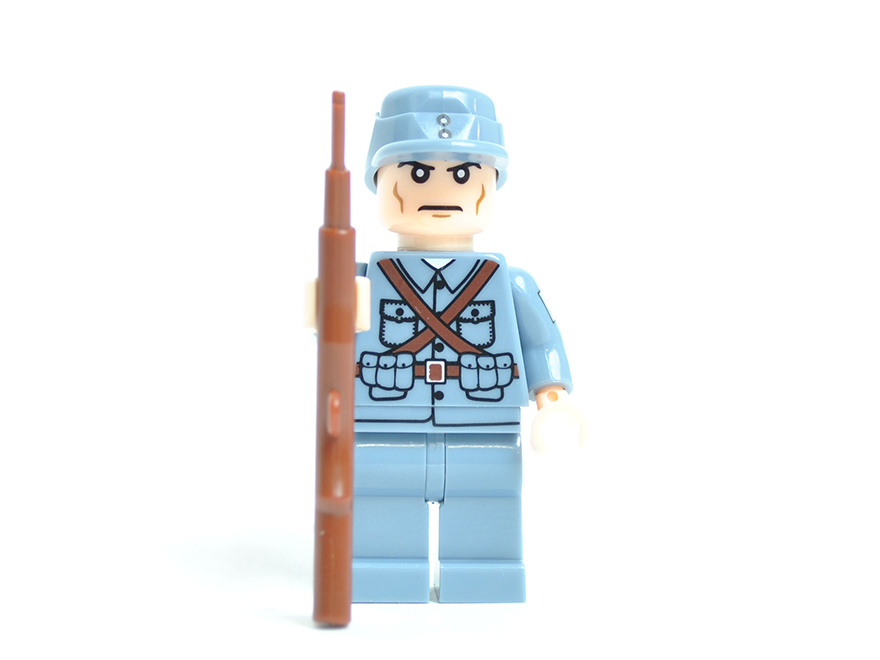 WW2フランス軍仏軍20体セット ミリタリー ミニフィグ武器LEGOレゴ互換