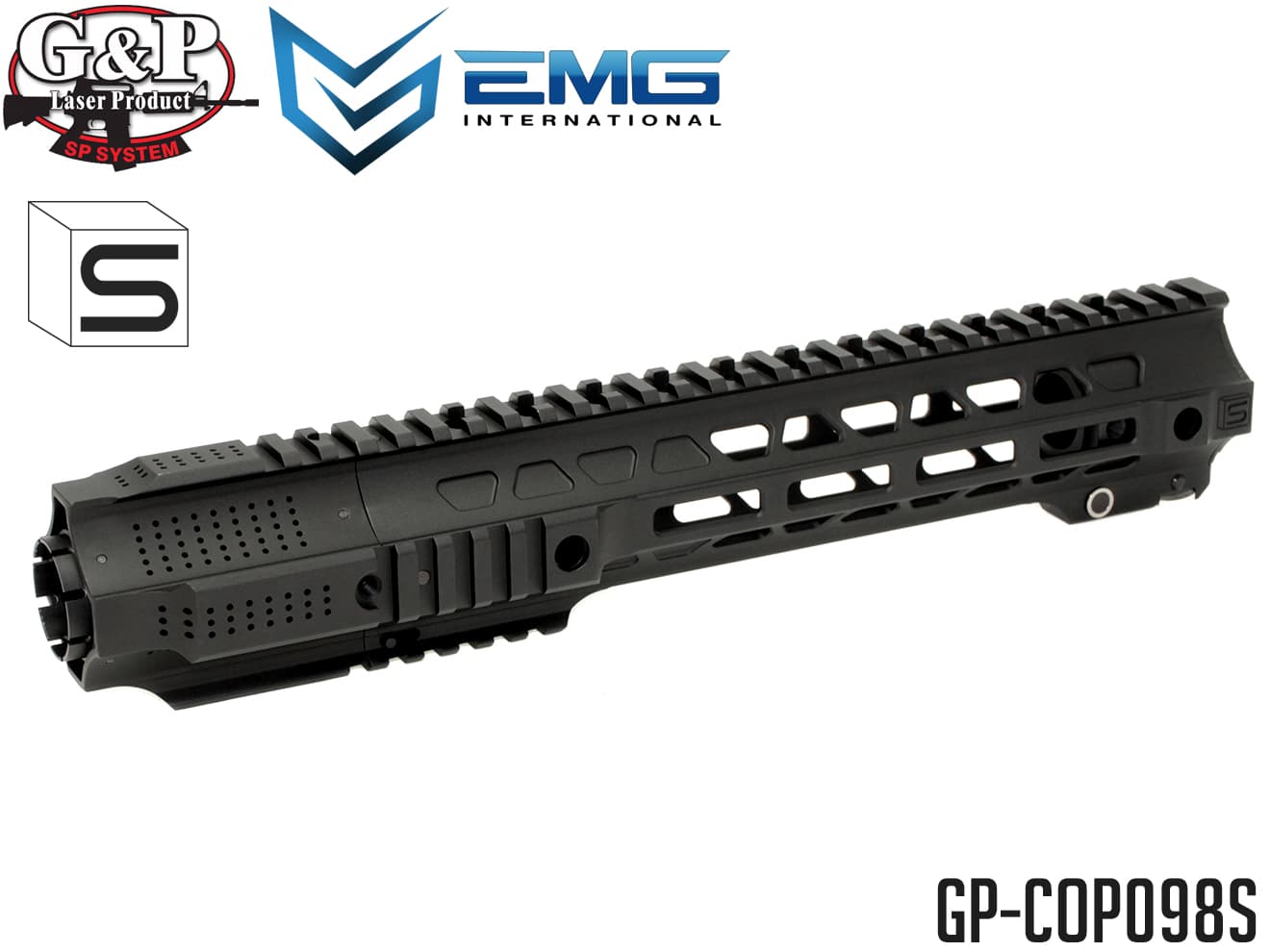mattsun　G&P M4 SAI QD GRYハンドガード G&P Long Railed Handguard with SAI QD System for Tokyo Marui