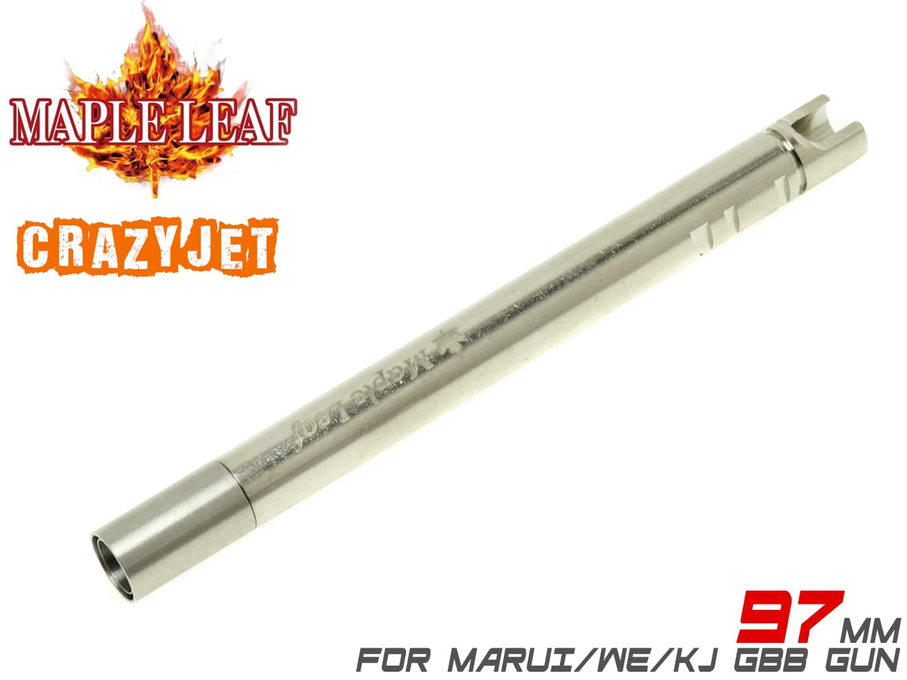 楽天市場】Maple Leaf Crazy Jet インナーバレル 100mm for GBB(XDM
