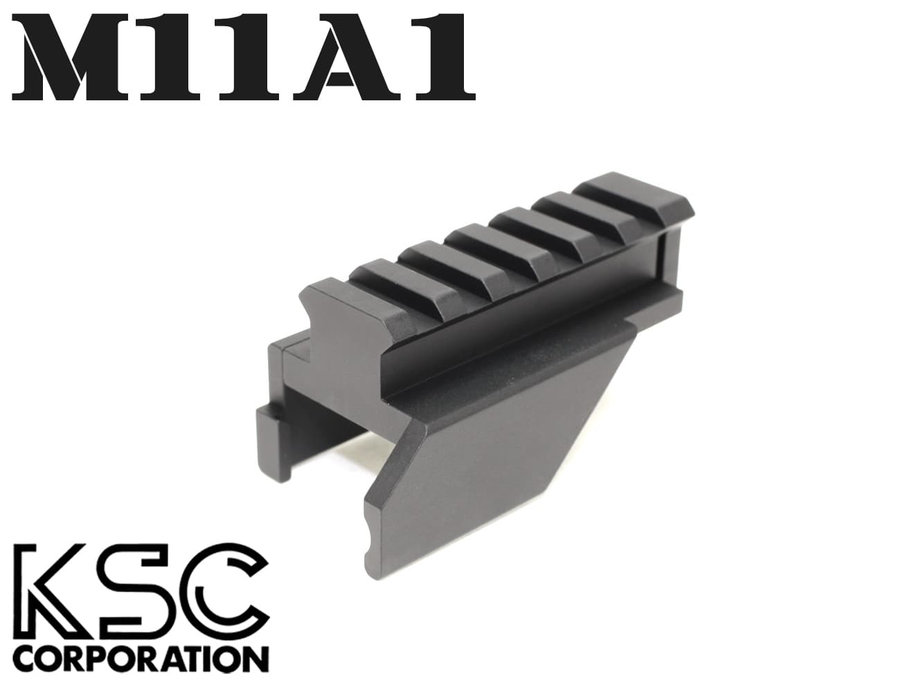 【純正品】KSC ガスブローバック M11A1用 スコープマウントベース◆イングラム/アルミマウント/スコープマウント/20mmレイル/送料無料|ミリタリーベース