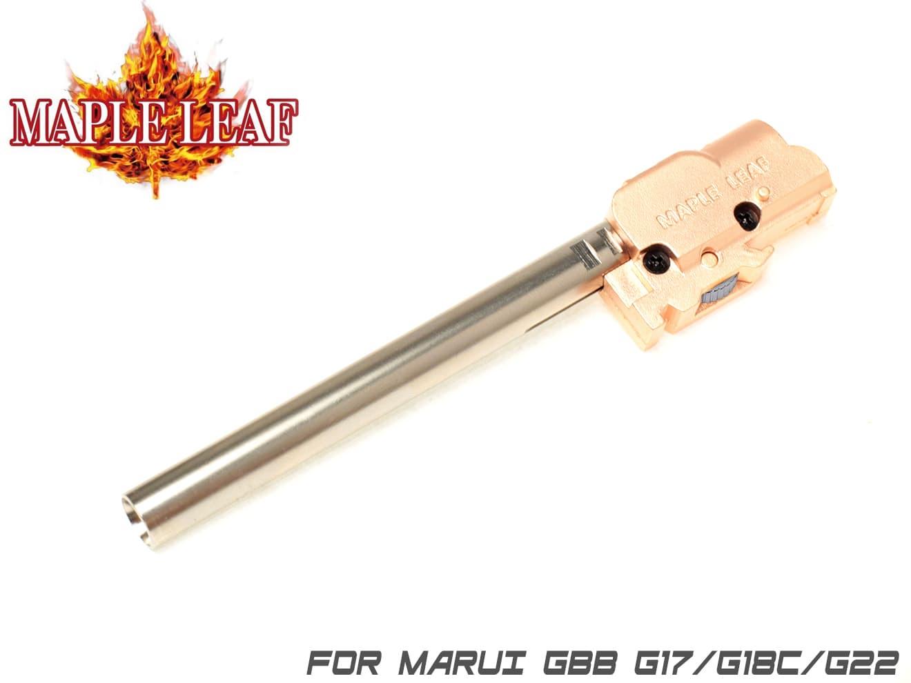 Maple Leaf ホップアップチャンバー & インナーバレル セット for G17/G18C/G22◆マルイGBB GLOCK対応 強化アルミチャンバー TN精密バレル