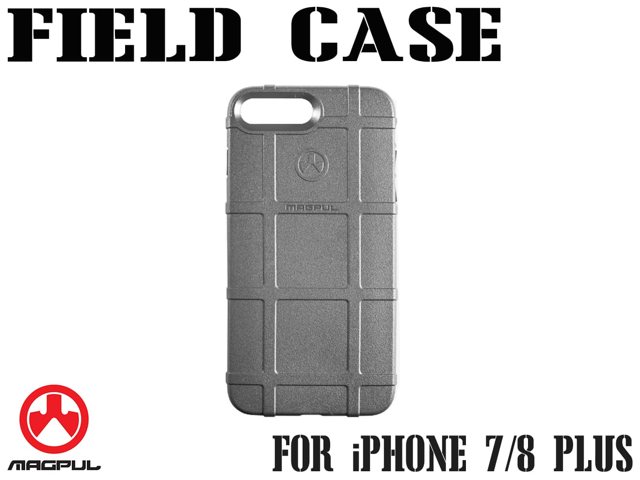 楽天市場 正規品 Magpul Iphone 7 8 Plus フィールドケース Gray アイフォン7 プラス対応 マグプル 正規品 Iphoneケース Pmagスタイル ミリタリー 装備 ミリタリーベース
