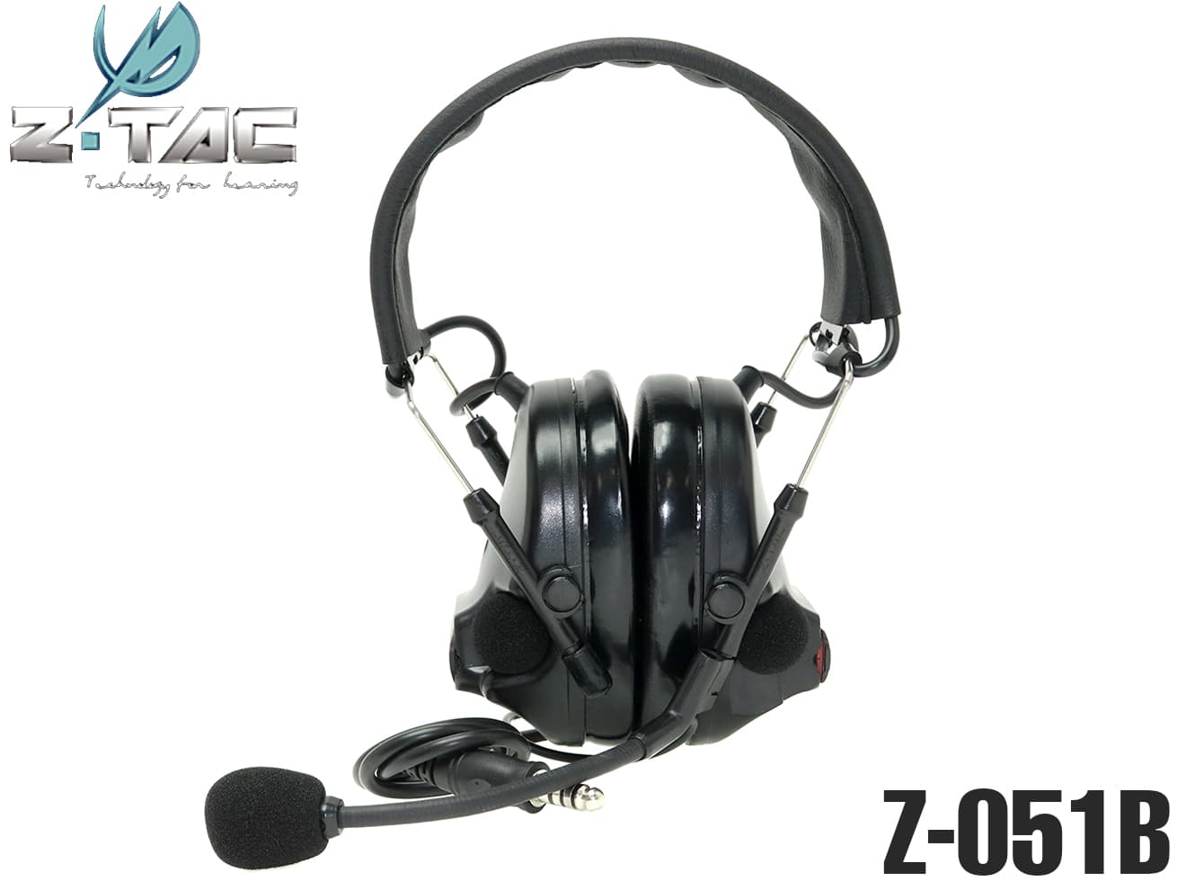 【正規代理店】Z-TACTICAL CMTC III タクティカルヘッドセット BK◆Zタクティカル CMTC 3  ノイズカット/サラウンド機能 NAVYSEALs装備に