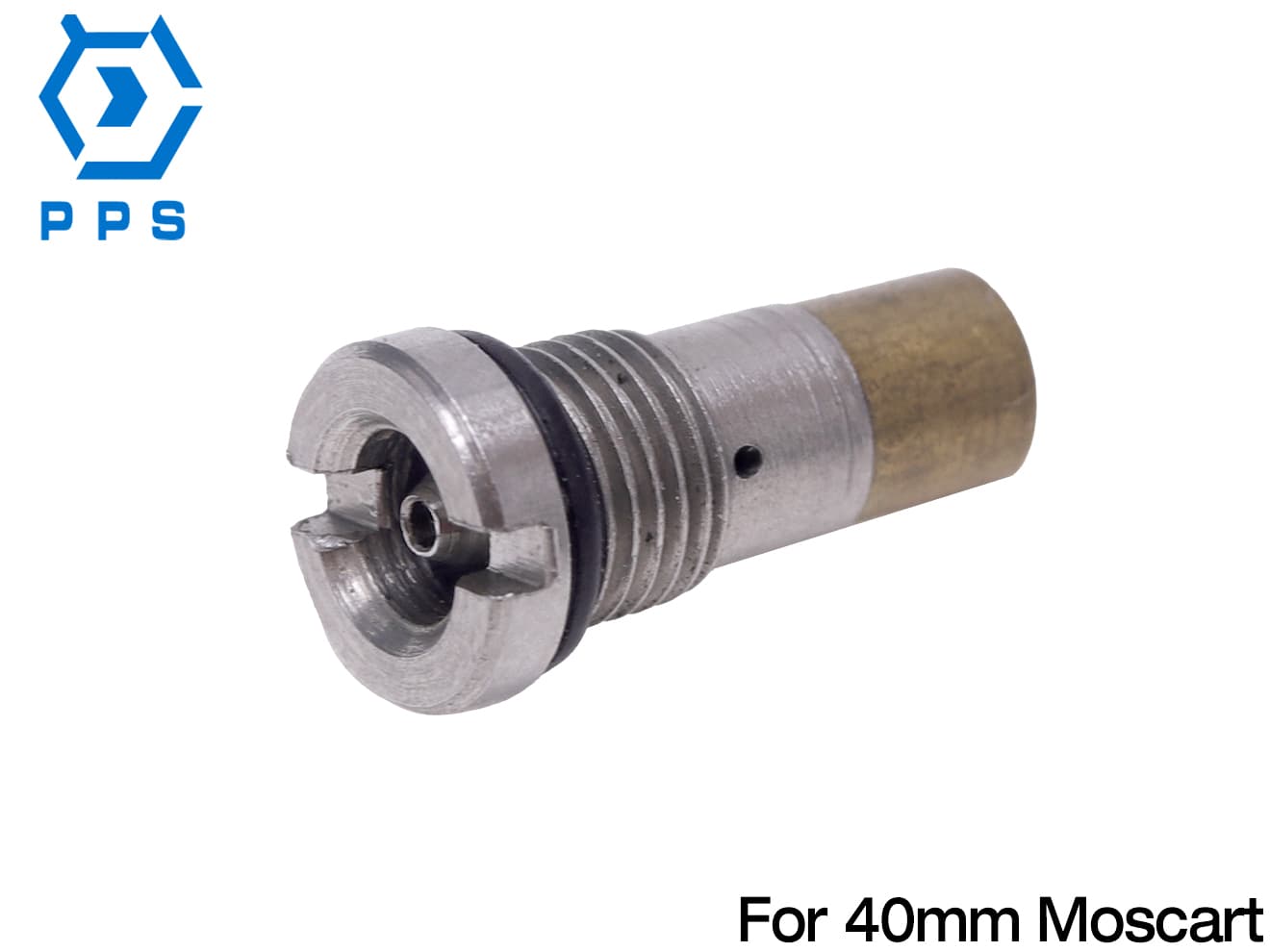 【楽天市場】PPS 強化ステンレス注入バルブAタイプ 6.40mm ガスバルブ/インジェクションバルブ/強化バルブ/モスカート/40mmカート