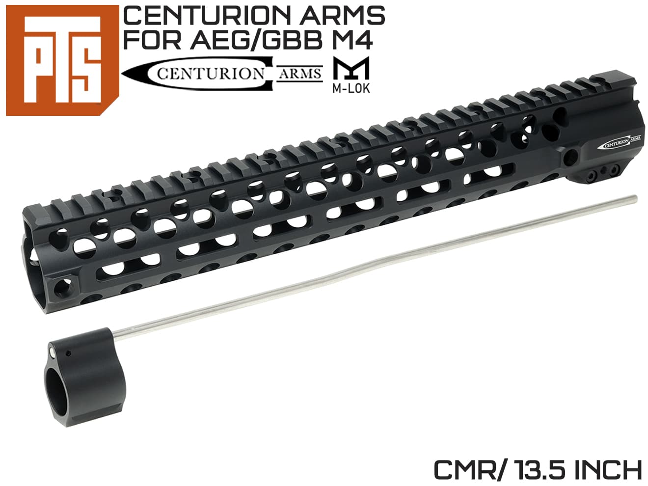 楽天市場 正規品 Pts Centurion Arms Cmr M Lokレール 13 5インチ For M4 マルイ系 Aeg Gbb M4用 Ras エムロックモジューラーレール 軽量 民間カスタム Ksc ミリタリーベース