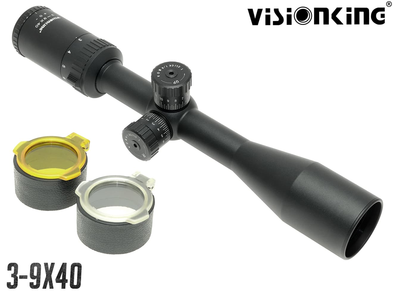 楽天市場 Vision King 3 9x40 ライフルスコープ W ナイトロイン 異次元のコスパ 実銃対応 生活防水 窒素封入 フルマルチコート ターレット付 ミリタリーベース