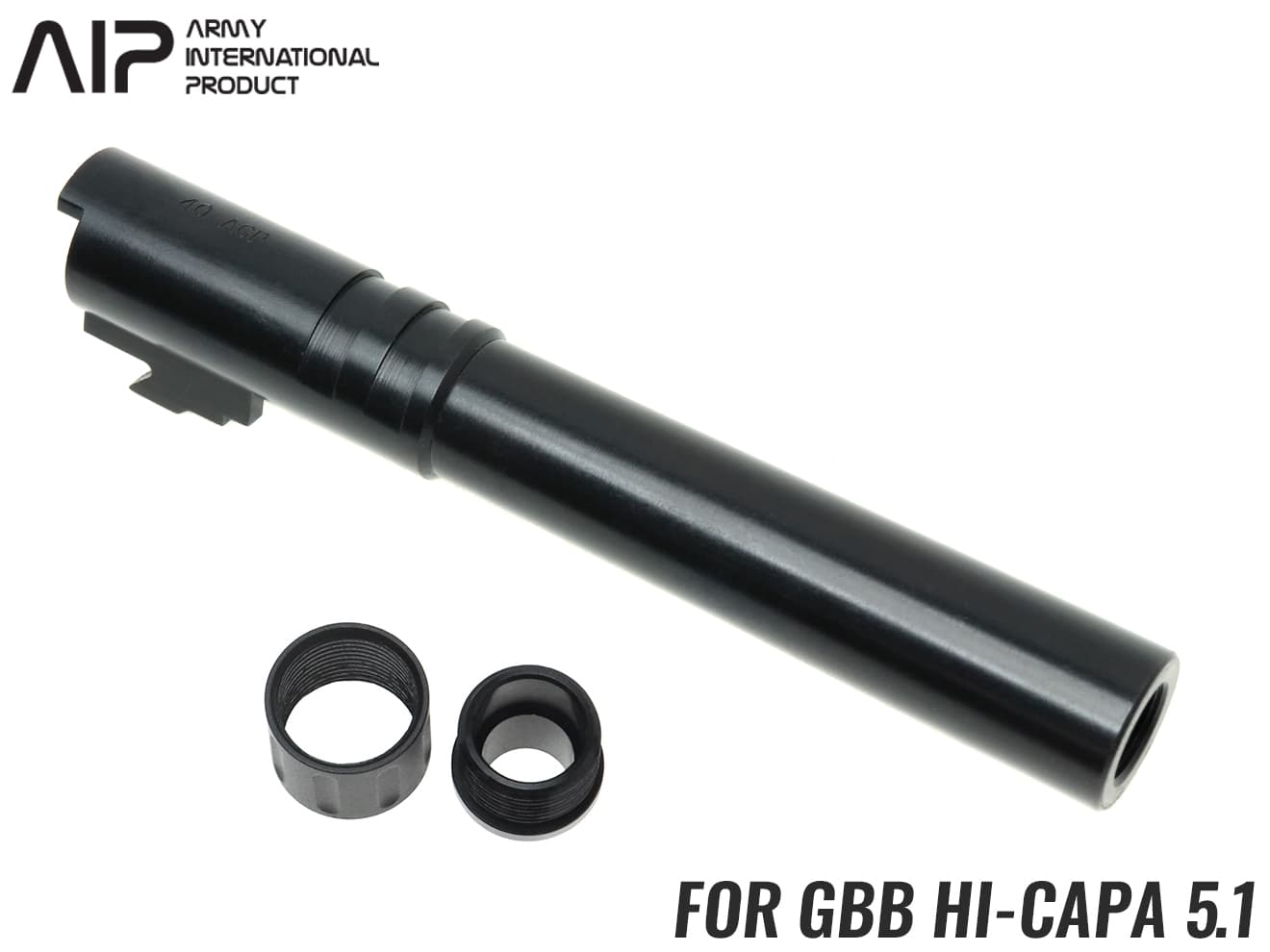Aip スチール スレッドアウターバレル 40acp スチール 14mmccw Tm Hi Capa 5 1 東京マルイ 11mmcw Gbb ハイキャパ5 1 11mmcw 14mmccw ショートリコイルオミット ミリタリーベースaip エーアイピー 東京マルイ Hicapa Hi Capa 5 1 Goldマッチ ネジ切り サプレッサー対応