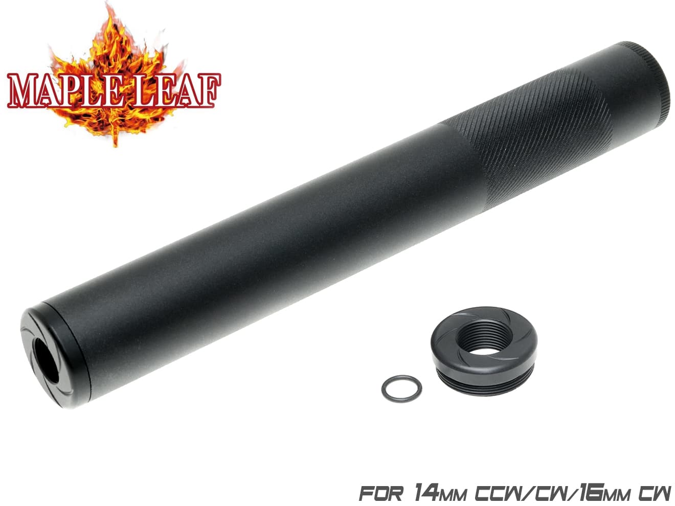 サイレンサー　サプレッサー 楽天市場】Maple Leaf Whisper モックサイレンサー M 175mm