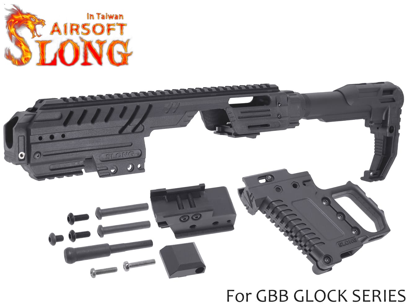 SLONG AIRSOFT MPG-KRISS XI コンバージョンキット for G17/G18C/G22/G34◆グロックシリーズを瞬時にPDW化 VECTOR風外観 軽量 取り回し◎