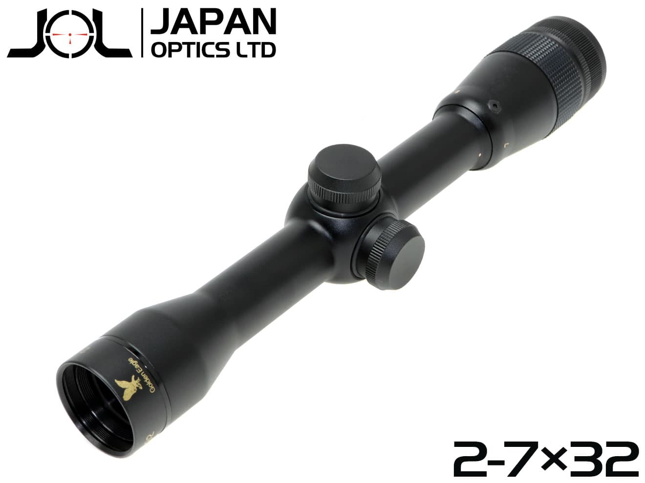 楽天市場 Jol Golden Eagle 2 7 32 ライフルスコープ 耐衝撃10g 実銃対応 旧hakko社 コスパ お買い得スコープ 1インチチューブ ミリタリーベース