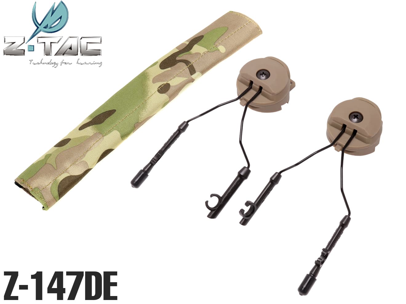 タクティカルヘッドセット　ヘルメットレイルアダプター付き　タンカラー Amazon.co.jp: Comtac 2/3 用タクティカル ヘッドセット