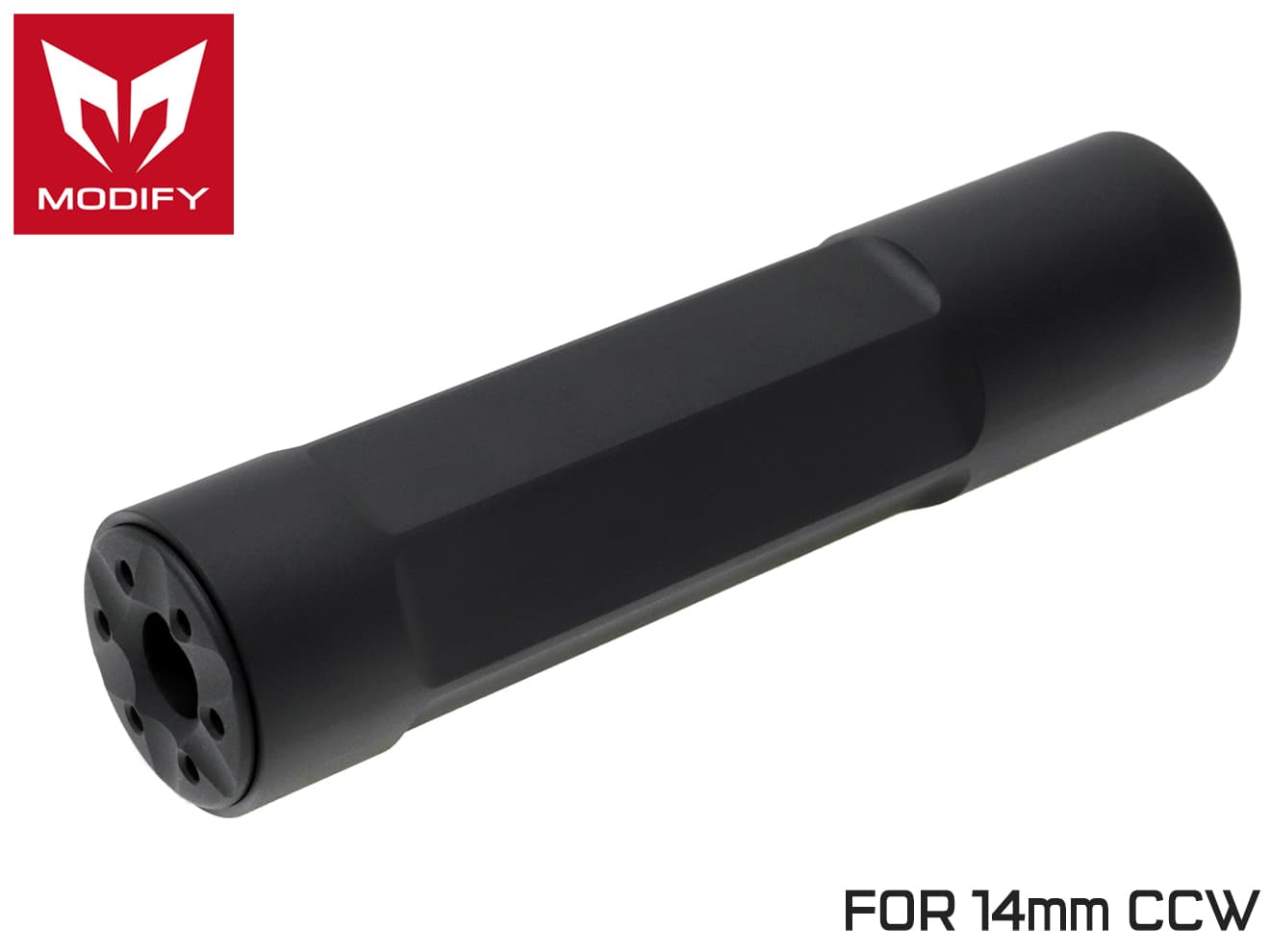 Modify 14mm逆ネジ 150mm アルミサイレンサー アウターバレル対応 アルミ合金 消音設計 サプレッサー 特別送料無料
