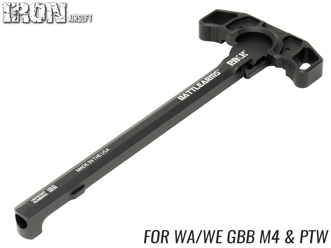 楽天市場】IRON AIRSOFT BATTLEARMS RACKチャージングハンドル