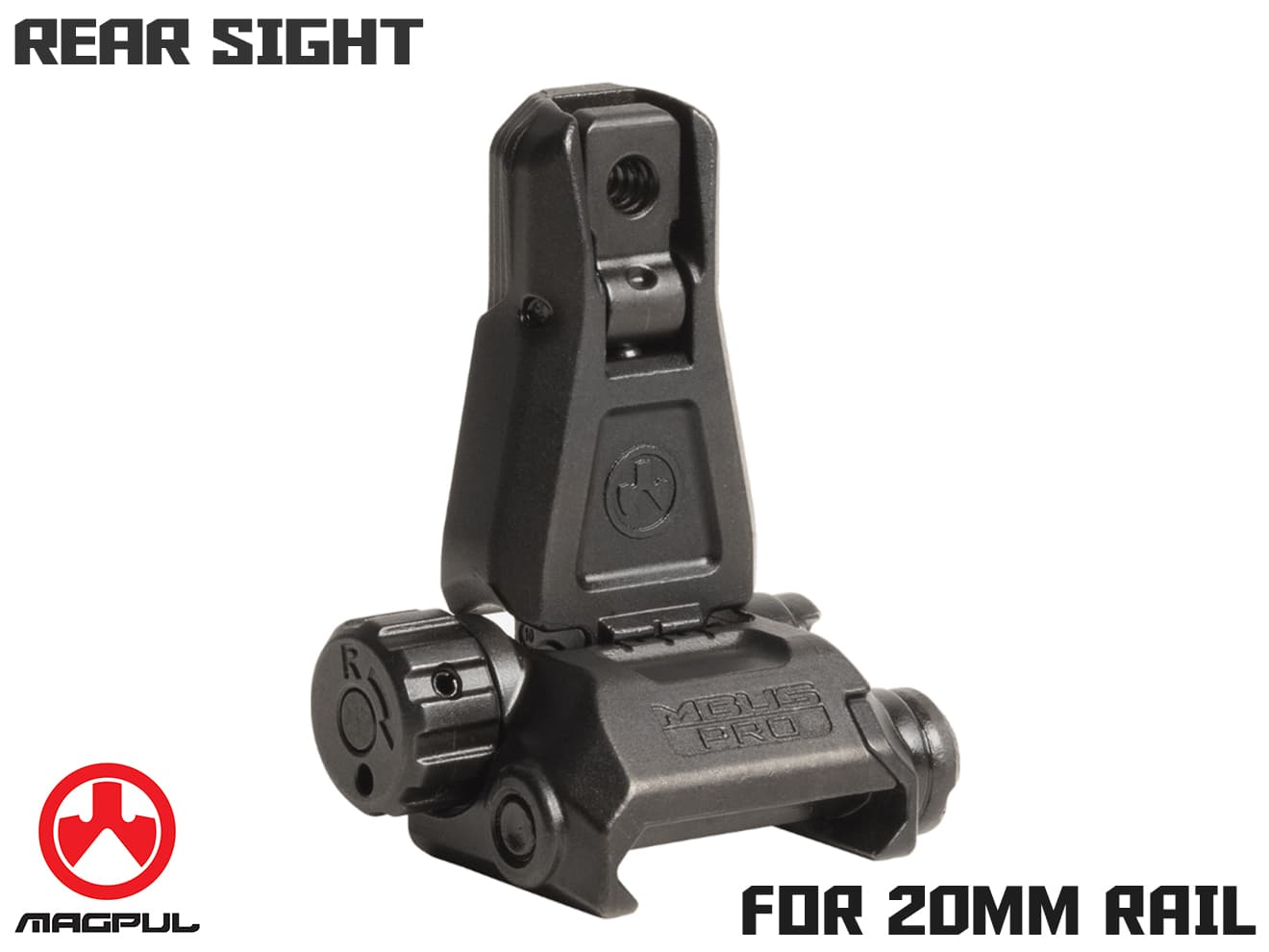 ガン　パーツ　MBUS PRO オフセットマウント フロント Amazon.com : Magpul MBUS PRO Offset Steel Backup Sights