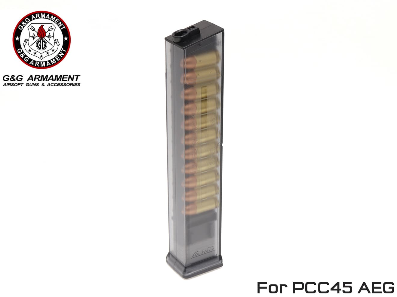 楽天市場】G&G 電動ガン PCC45用 1500連ドラムマガジン◇サブ