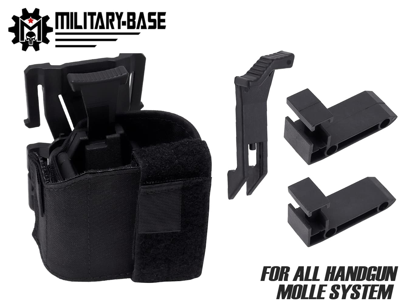 DCI Guns アングルアダプター付きWASユニバーサルピストルホルスター DCI GunsよりWAS Universal Pistol Holster用アングルアダプター