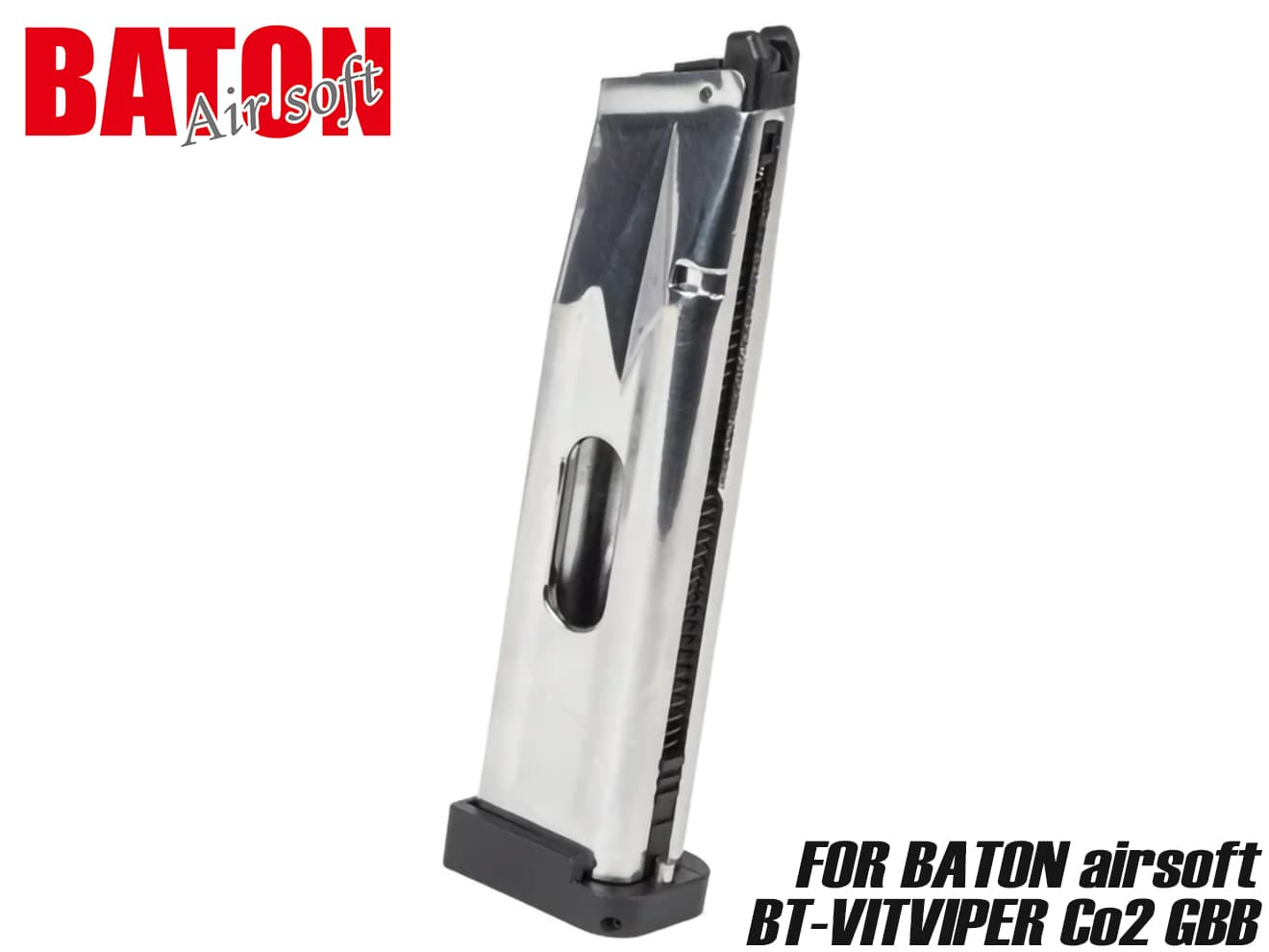 BATON 2011 C02GBB MAGAZINE  TYPEーNTL 2本 店内全品5％OFFクーポン】BATON airsoft 2011 CO2 マガジン Type