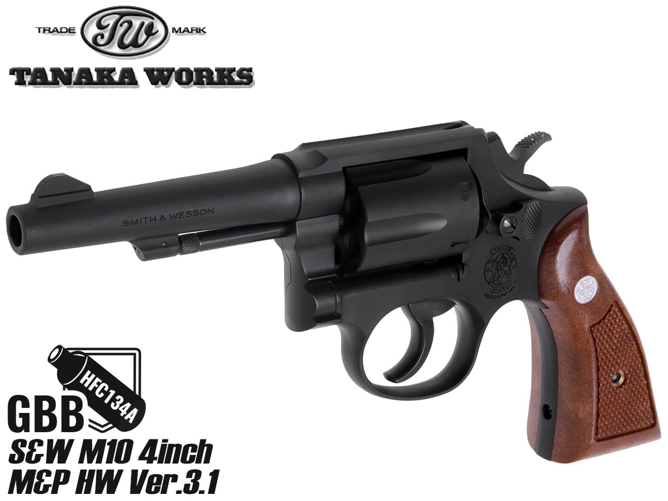 楽天市場】タナカワークス S&W M10 2inch M&P 38スペシャル スクエア