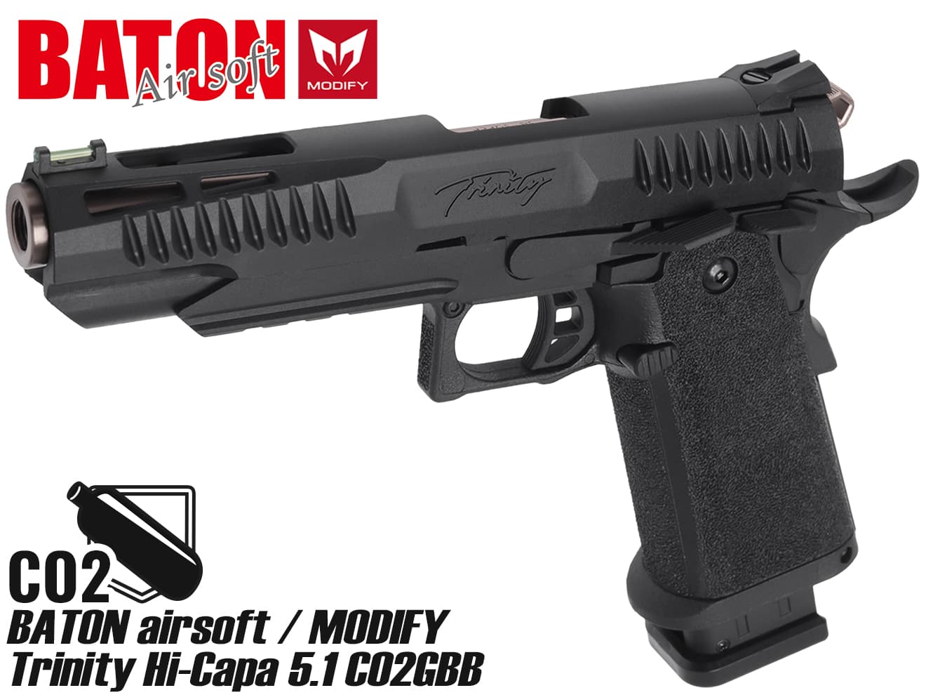 楽天市場】BATON airsoft BT-SAND VIPER CO2GBB サンド