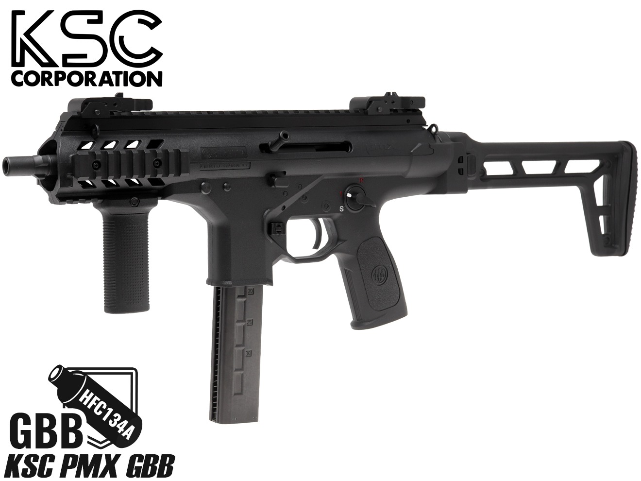 楽天市場】KWA BERETTA PMX ガスブローバック ガスガン : 玩基貿易