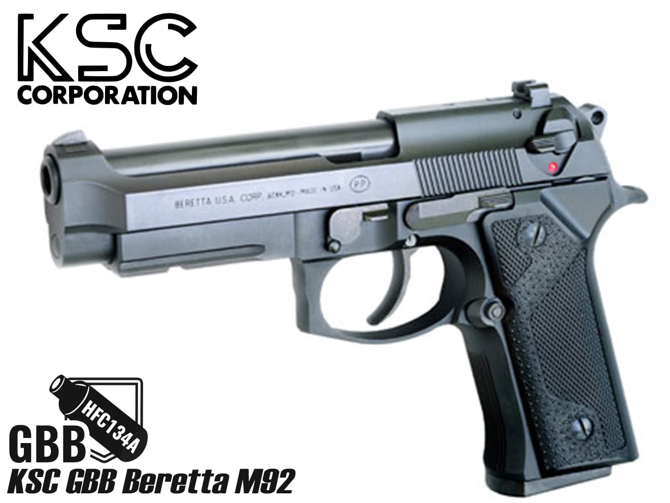 KSC ケーエスシー M9 BERETTA ベレッタ Heavy weight U.S.9mm M9 07ハードキックHW KSC ガスガン エアガンレビュー