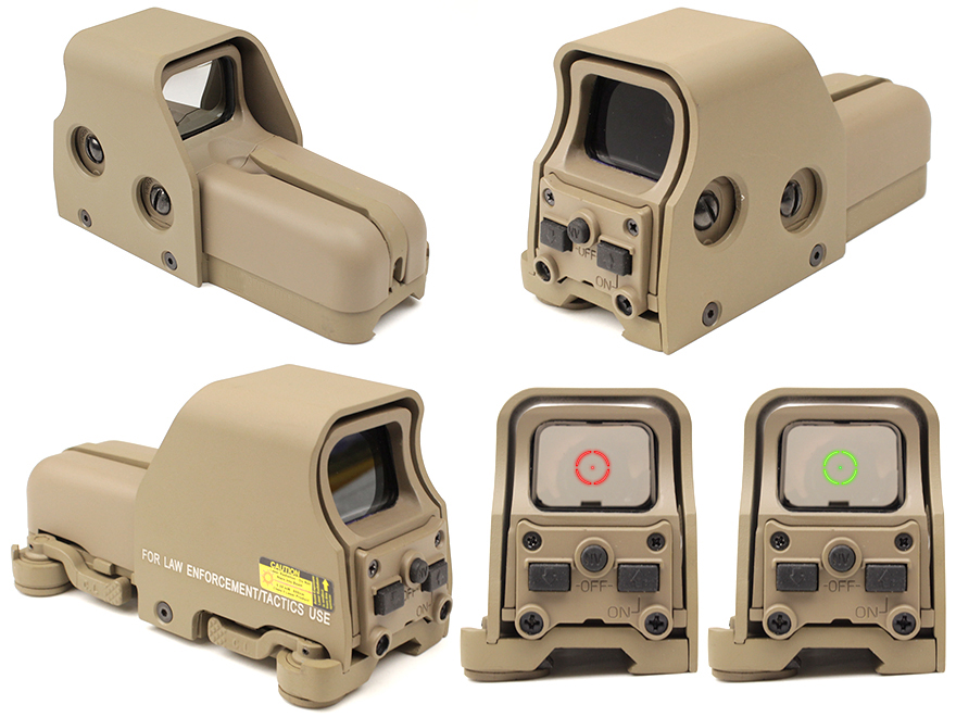 楽天市場 素早く確実に着脱 Eotech 553タイプ ホロサイト Tan イオテック ダットサイト ドットサイト ミリタリーベース