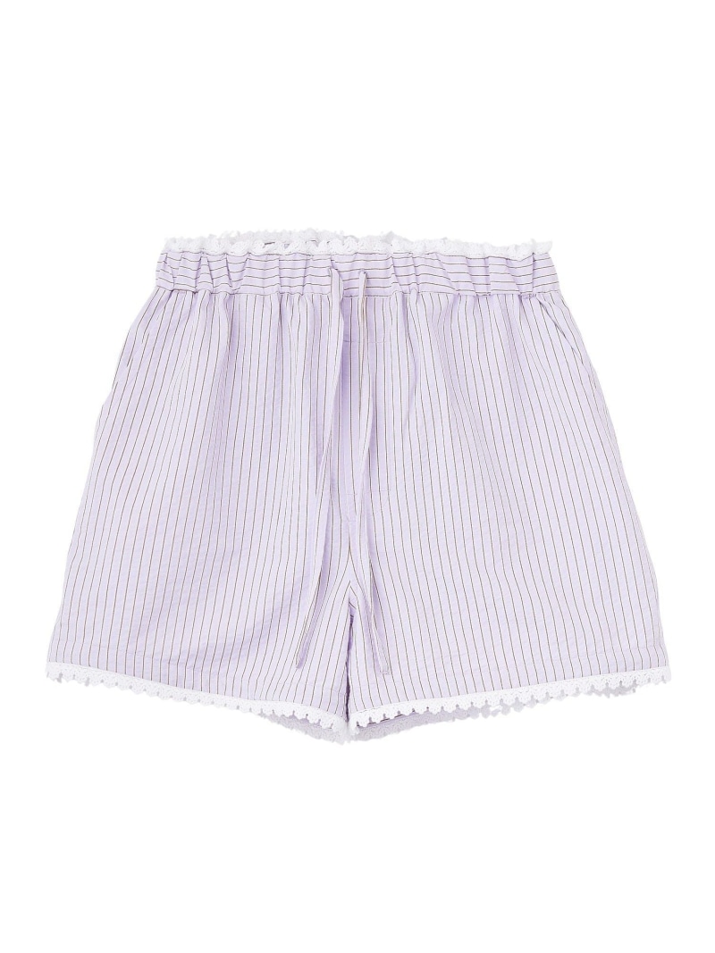STRIPED SHORTS MILKFED. ミルクフェド パンツ その他のパンツ ネイビー【送料無料】[ Fashion]
