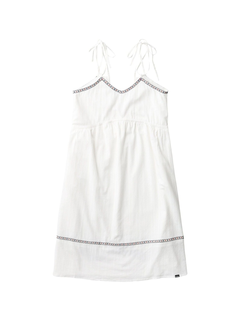 TYROLEAN TAPE CAMI DRESS MILKFED. ミルクフェド 衣装・御召しもの 余分の物の衣装・御召しもの 黒いこと 白いこと【貨物輸送無料】[ Fashion]