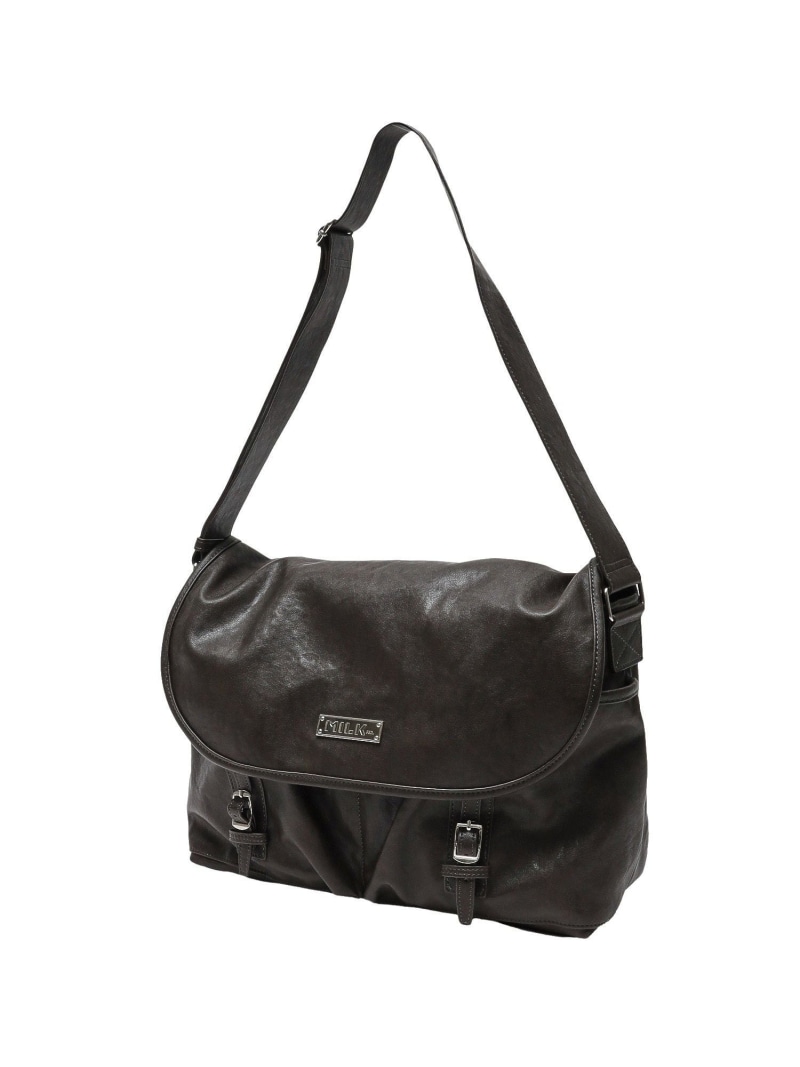 BAR LOGO MESSENGER BAG MILKFED. ミルクフェド バッグ その他のバッグ レッド ブラウン グレー【送料無料】[ Fashion]