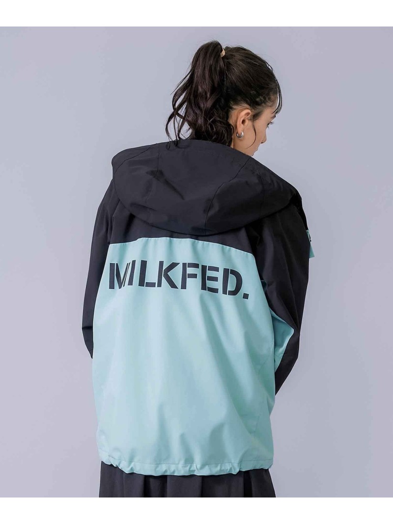 楽天市場】【SALE／30%OFF】BACK LOGO BICOLOR MOUNTAIN PARKA MILKFED