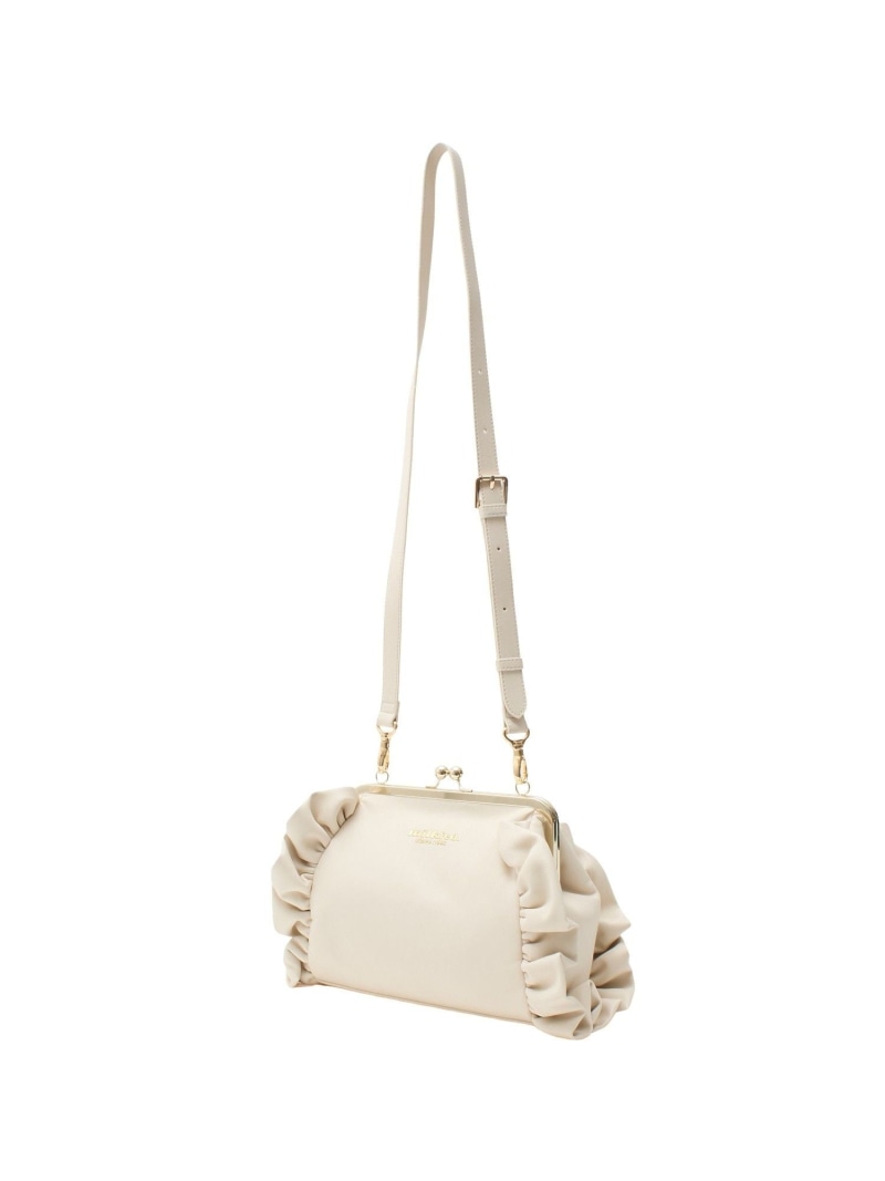 KISS LOCK RUFFLE BAG MILKFED. ミルクフェド 御徒面子 余分の物の御徒面子 緑であること 黒いこと 白いこと【貨物輸送無料】[ Fashion] バッグ-バッグ・小物・ブランド雑貨