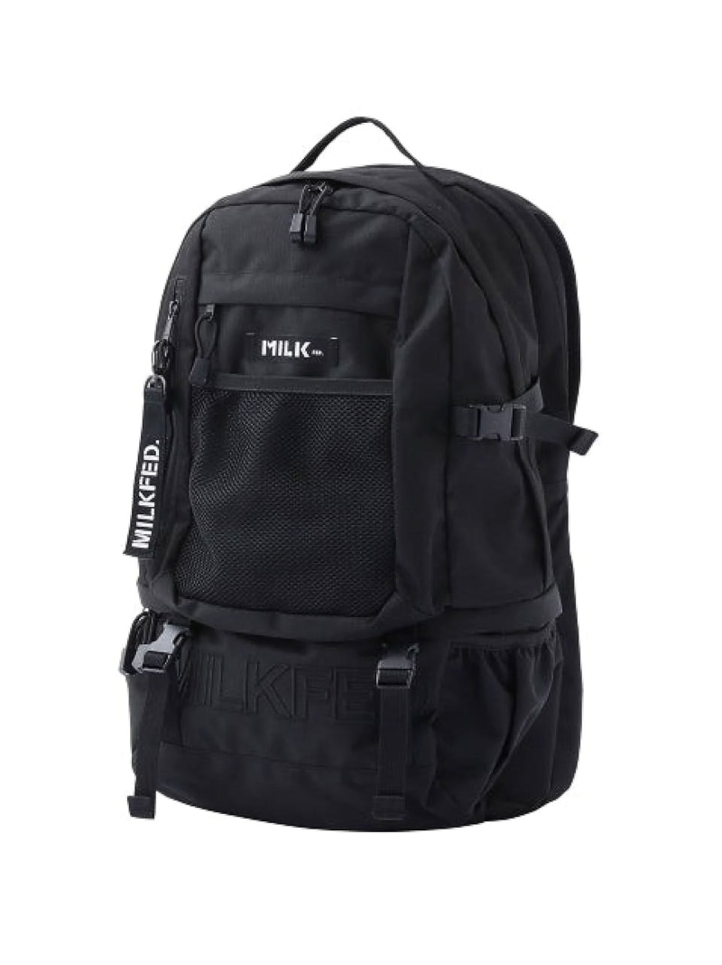 NEO EMBROIDERY BIG BACKPACK BAR MILKFED. ミルクフェド 御徒面子 余分の物の御徒面子 米国海軍 黒いこと 赤いこと【貨物輸送無料】[ Fashion]
