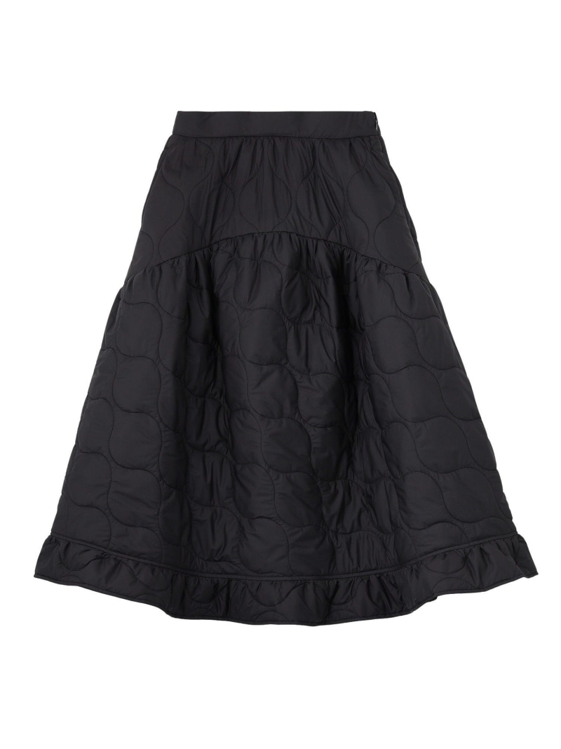 QUILTED FLARED SKIRT MILKFED. ミルクフェド スカート その他のスカート カーキグリーン ベージュ ブラック【送料無料】[ Fashion]