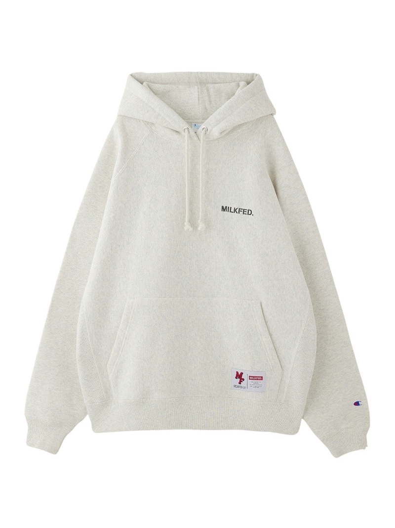 【SALE／30%OFF】MILKFED.ICHAMPION SWEAT HOODIE MILKFED. ミルクフェド トップス スウェット・トレーナー オレンジ グレー ベージュ ネイビー【RBA_E】【送料無料】[ Fashion]