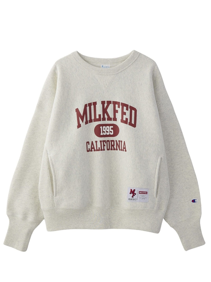 楽天市場】コラボ ミルクフェド MILKFED. チャンピオン スウェット