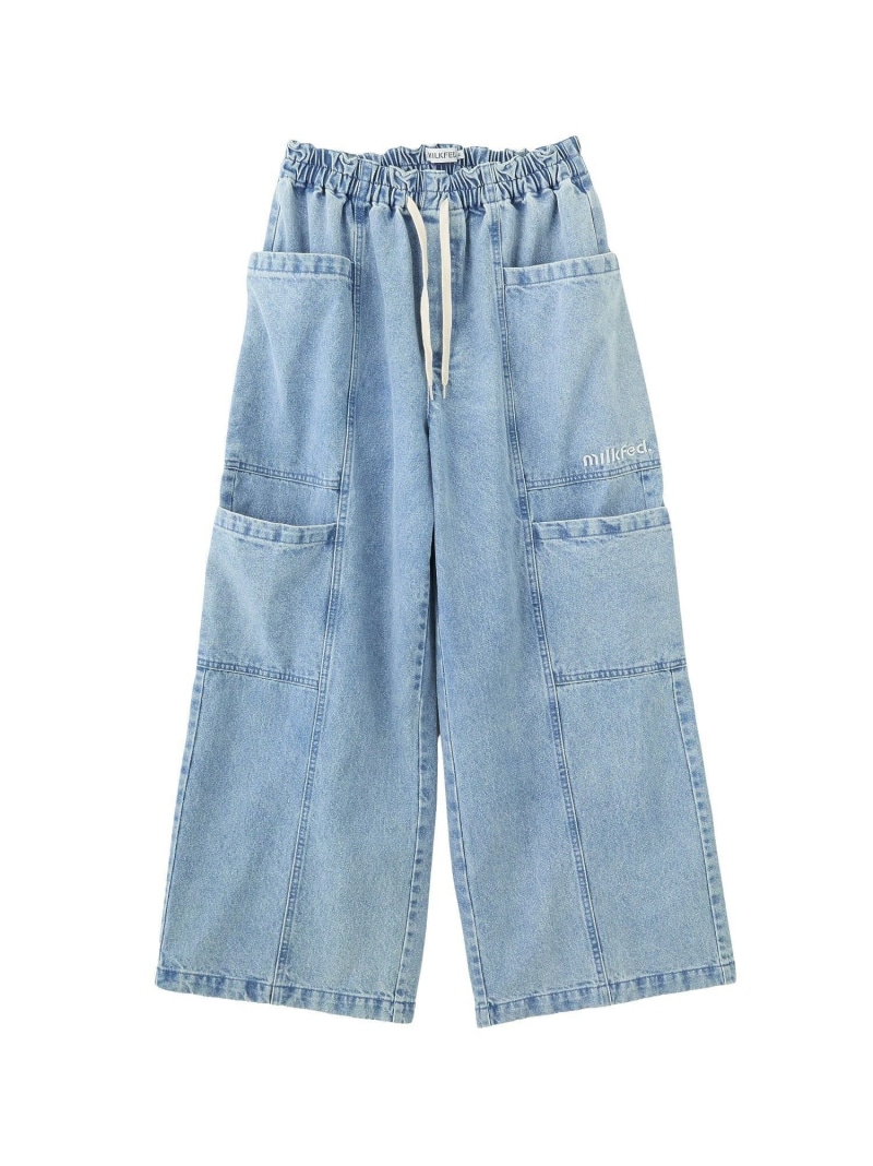BIG POCKET PANTS MILKFED. ミルクフェド パンツ その他のパンツ ブルー ネイビー【送料無料】[ Fashion]