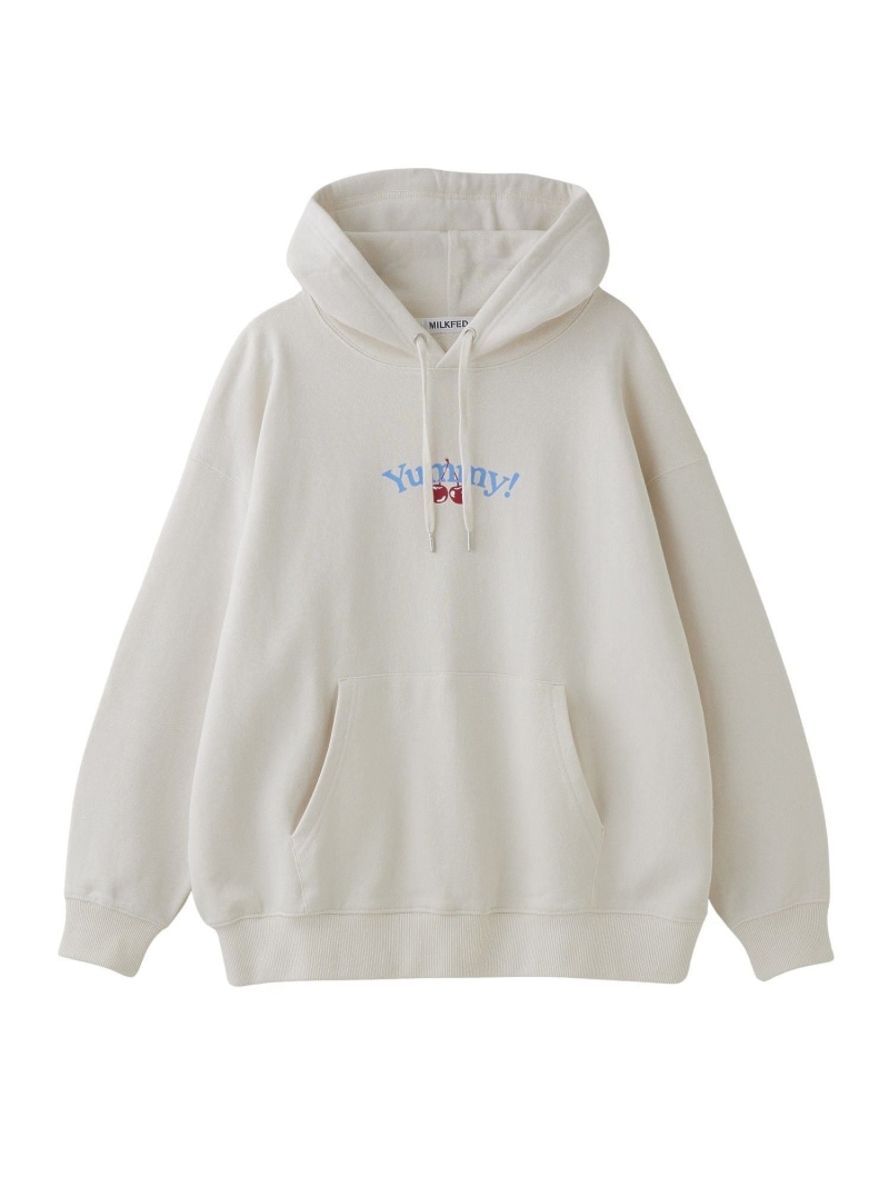 【SALE／40%OFF】CHERRY PARFAIT AND SWEAT HOODIE MILKFED. ミルクフェド トップス スウェット・トレーナー ブラック ホワイト グレー【RBA_E】【送料無料】[ Fashion]