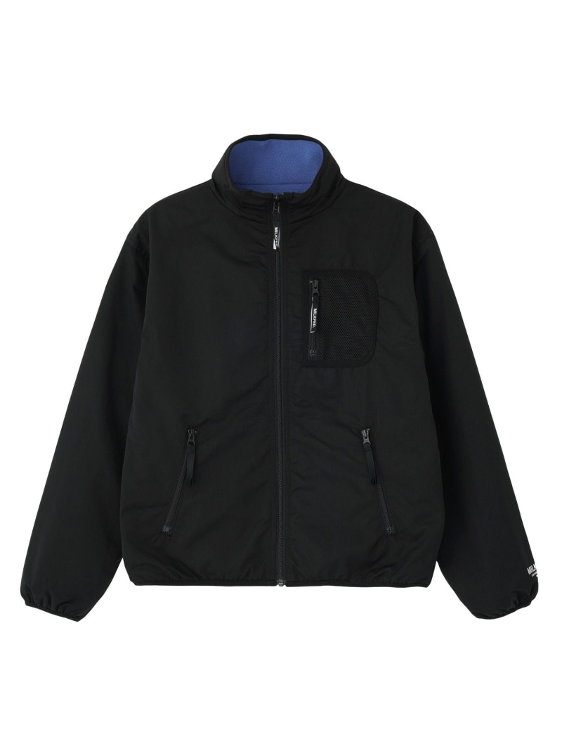 【SALE／20%OFF】REVERSIBLE FLEECE JACKET MILKFED. ミルクフェド ジャケット・アウター その他のジャケット・アウター ベージュ ブラック パープル【RBA_E】【送料無料】[ Fashion]