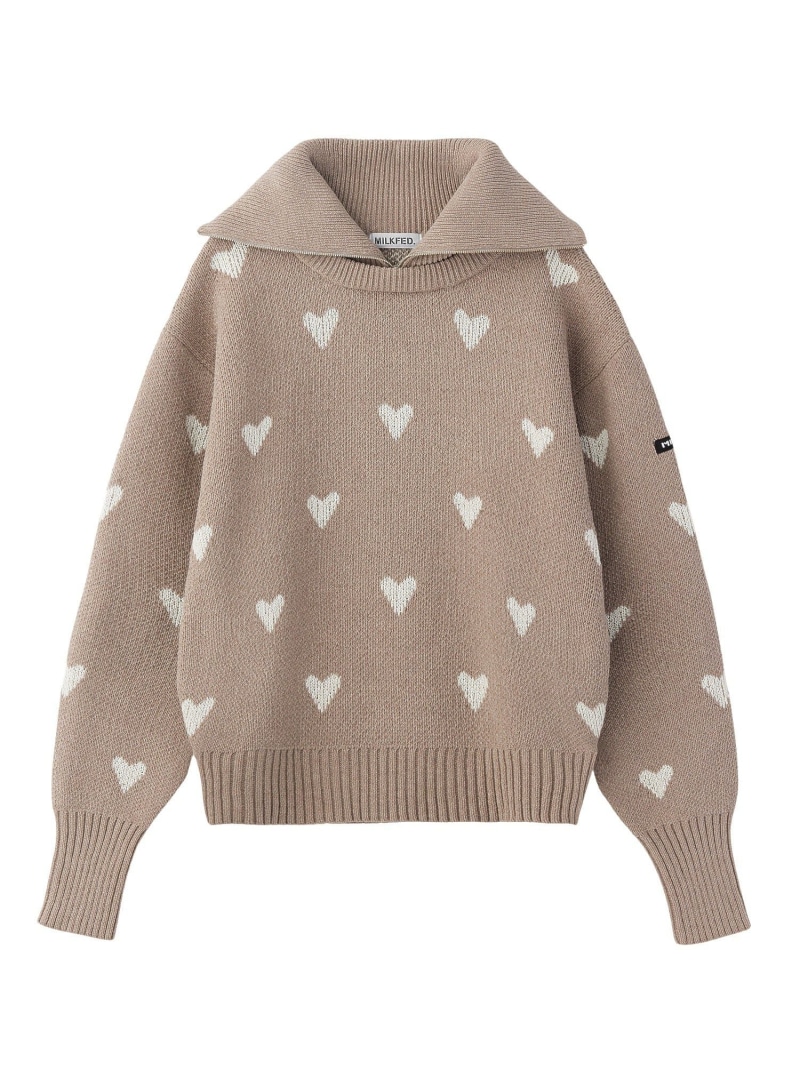 楽天市場】【 MILKFED. ミルクフェド 】 MELTY HEART KNIT TOP